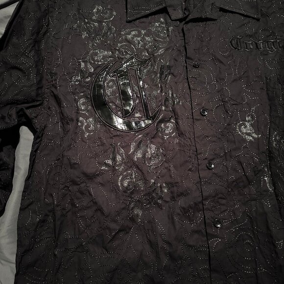 COOGI Mens Long Sleeve Black Dress Shirt - XL - NWT - Picture 4 of 8